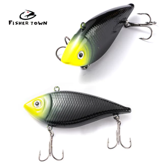 Cidade de pesca Um sucesso 68mm13.2g Isca falsa Isca falsa Isca de superfície Isca de superfície Isca de robalo Boca falsa Isca de minhoca vib Isca