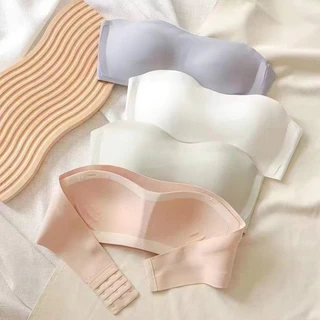 As Mulheres De lingerie Sem Alças De Uma Só Peça Reúnem Sutiãs Não-Marcas Invisíveis , Aros , Estilo Verão Fino