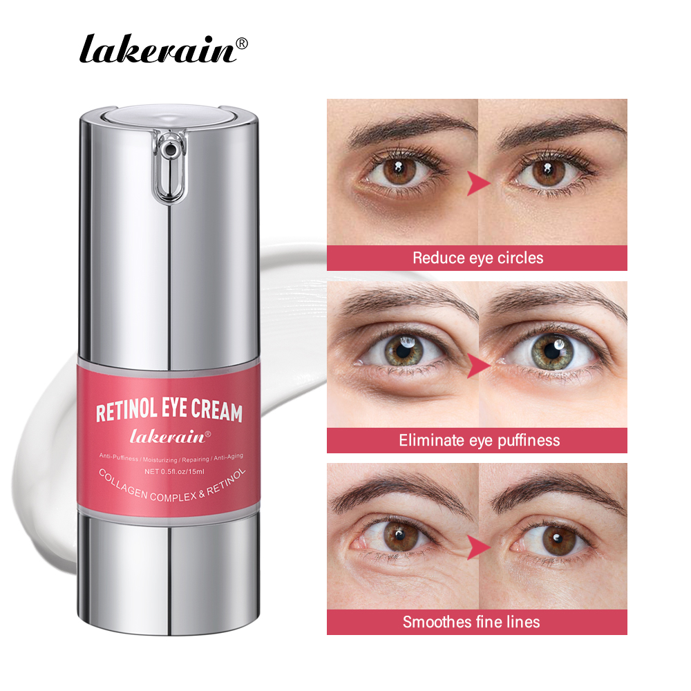 Lakerain Creme Anti-Rugas com Retinol e Ácido Hialurônico para Olhos ...