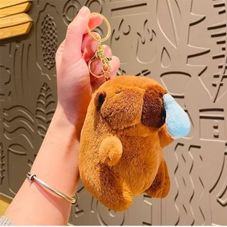 Adorável Chaveiro Capivaras Brinquedo Dos Desenhos Animados Bolsa Saco Pendurado Pingente Mochila Ornamentos Para Presen