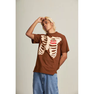 Camiseta Gótica Com Estampa 3D Hip-Hop | Design Retrô Da Coluna Estilo Casal Unissex