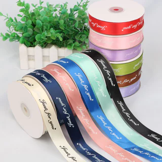 Alta Qualidade 25mm Fita Embalagem De Presente Buquê Casamento Ano Novo Decoração