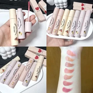 Cheio De Umidade , Brilho Labial Vibrante-Duradouro , Antiaderente , multi-pack À Prova D