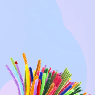 100 Pçs Torção Vara Artesanal DIY Educação Precoce Colorido Buquê Material Tiras De Lã Com Criptografia De Veludo