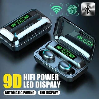 Novos Fones De Ouvido Bluetooth F9 9D Estéreo De Alto Baixo Esportivo Handfree Touch Control Tws Sem Fio À Prova D'água