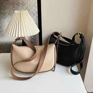 Couro macio Bolsa Casual Simples Bolsa Casual Simples Novo Estilo Bolsa Mensageiro All-Match Bolsa Mensageiro Tendência