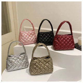 Moda Simples Bordado com fio diamantado Bolsa Casual de um ombro Fêmea de um ombro