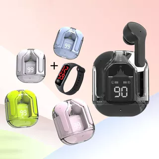HK3 Novo UltrapodsMax TWS Transparente Sem Fio Bluetooth Fone De Ouvido Alta Fidelidade Qualidade Som 5.3 Para