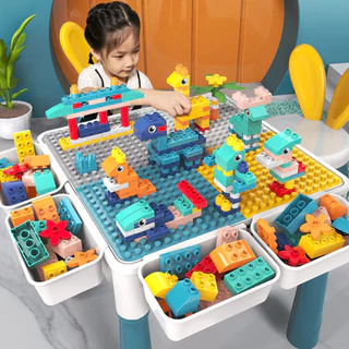 Blocos De Construção Para Crianças , Conjuntos De Mesa De , Brinquedos De Educação Infantil Educativos Entretenimento Pais E Filhos