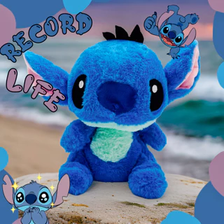 25cm Stitch Disney Plush Toy Pelúcia De Azul Anime Doll Room Decoração Photography Props Aniversário Gift