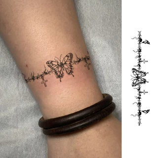 Adesivos de tatuagem temporários à prova d