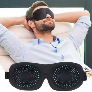 Máscara Para Dormir , Hviosum Homens Mulheres , Venda Com Contorno 3D Atualizada , Super Macia E Confortável , Capa Sombra Dos Olhos Viagens , Sesta , Trabalho De Deslocamento