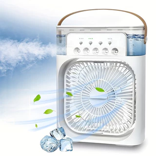 Adicionar Ventilador De Resfriamento De Água 5 Spray Usb Dormitório De Escritório Umidificação Ar Condicionado