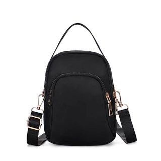 Bolsa de Nylon de cor sólida ombro mensageiro Mini bolsa pequena bolsa mensageiro Fashion
