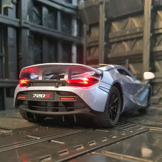 Modelo Simulado De Carro De Liga Leve Do Supercarro McLaren 720s , Adequado Para a Coleção De Carros De Brinquedo Crianças Como Presente De Aniversário