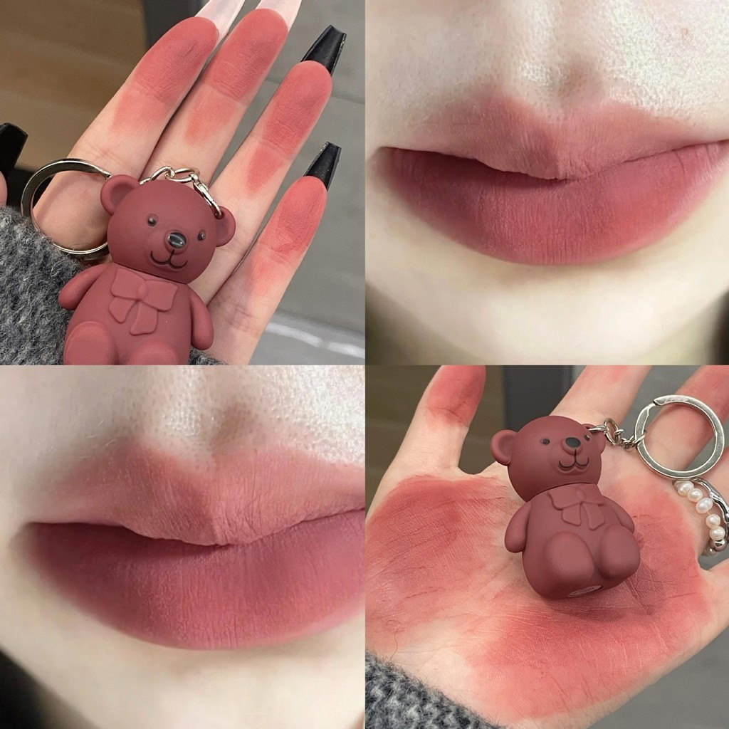Lama de Urso Lama de Urso Veludo Matte Matte Lip Glaze Color-lifting Natural Cute Lipstick