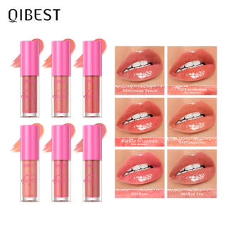 Espelho Água Brilho Labial Brilho Labial Brilho Hidratante Líquido Tridimensional Natural Não Desbotado Líquido Tridimensional de Longa Duração