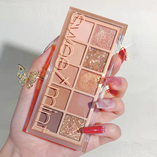 Sweet MINT10 Color Eyeshadow Niche Marca Genuína Super Flashing Pearlescent Matte Cor da Terra
