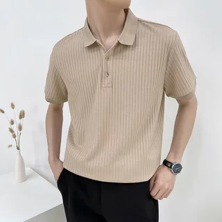 A Camisa Polo Hole É Feita De Algodão Favo De Mel De Alta Qualidade Tanto Para Homens Quanto Mulheres , Com Pura Elasticidade Mangas Curtas Extremamente Luxuosas , Projetada Na Coréia