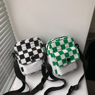 Versão coreana Bolsa feminina de lona Bolsa para o ombro Bolsa para mensageiro Coréia em estilo Retro Potter Bolsa para mensageiro Estilo estudante Bolsa para mensageiro Estilo feminino
