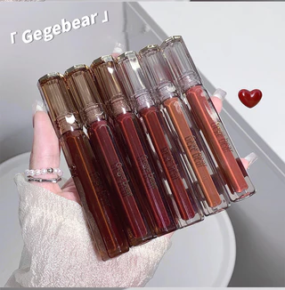 Gege bear Urso Velvet Lip Glaze Matte Não É Fácil De Desbotar Mud Gloss High-end