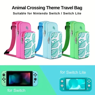 Switch Bag , Travel Compatível Com Nintendo & Lite-Mochila De Viagem Bolsa De Ombro Portátil Para Jogos De Travessia De Animais Console De Acessórios