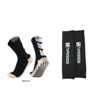 Meias de Leggings TC Esportivas ao Ar Livre com Conjunto de Futebol de Silicone Antiderrapante