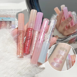 Valor De Arte Splendid Star 5-Color Conjunto De Sombra Líquida Pura Desejo Menina Glitter Pérola Destaque Duradouro