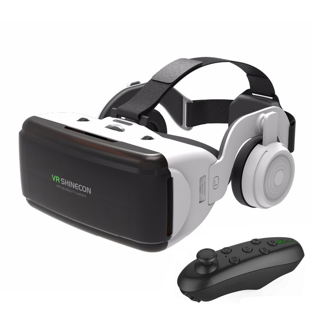 VR 3D Shinecon Capacete Casque Óculos 3D Realidade Virtual Para ...