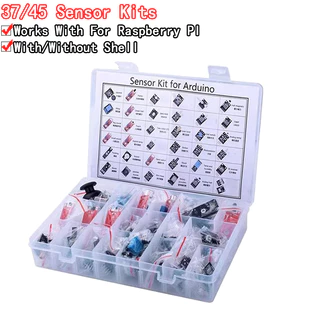 Para arduino 45 Em 1 Módulos De Sensores Kit Inicial De Iniciação Melhor Que O De 37 UNO R3 MEGA2560