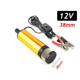 51MM 38MM Bomba De Óleo Elétrica Para Carro 12V 24V Bombeamento Diesel Água Submersível Transferência De Combustível De Liga De Alumínio
