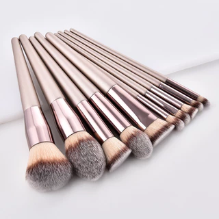 Conjunto De Pincéis De Maquiagem Profissional , Corretivos De Pó De Base Sintética Premium , Blush De Sombras , De Tamanhos Variados