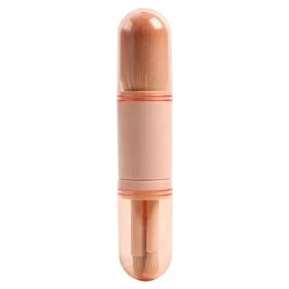 Escova de Maquiagem Quatro em Um Escova de Maquiagem Ferramenta de Beleza Mini Escova de Maquiagem Retrátil de Tom de Pele Escova de Maquiagem Portátil para Sombra dos Olhos