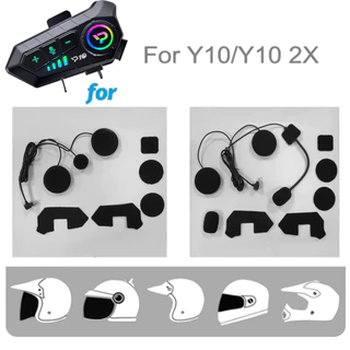 Microfone Rígido/Macio para Y10/YP10 2X Fone de Ouvido Bluetooth Motocicleta Acessórios