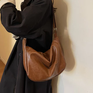 Nicho axilas saco feminino 2024 novo estilo moda Retro bolinho saco High-End All-Match ombro saco do mensageiro sem ping
