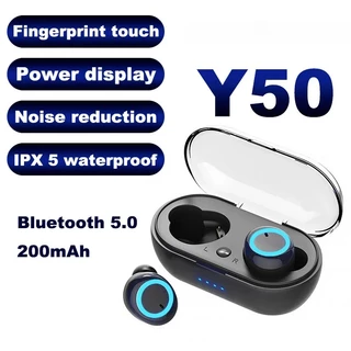 Y50 Fones De Ouvido Bluetooth Sem Fio Controle Toque Esportes Microfones Música Fone Para xiaomi TWS Lenovo