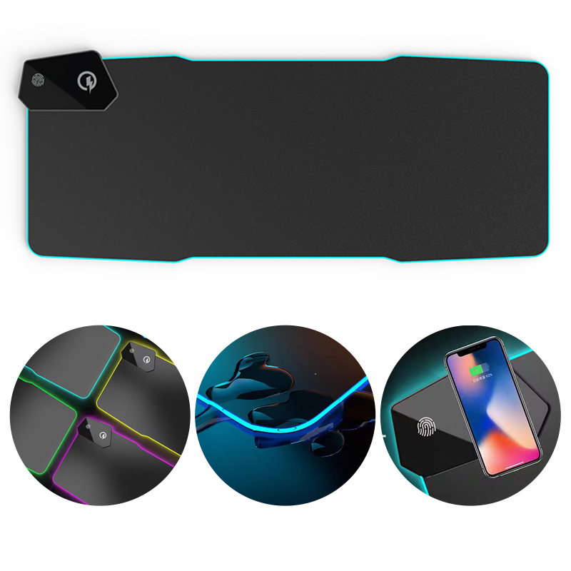 Tapete De mouse RGB Para Jogos Com Função De Carregamento Rápido Sem ...