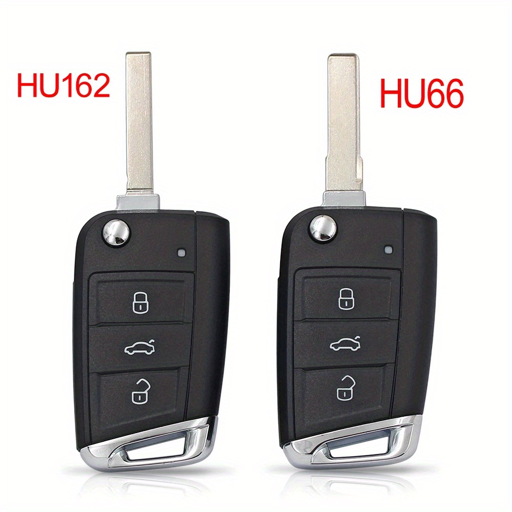 Capa Dobrável De 3 Botões Fob Modificada Para Chave De Carro VW Golf 7 ...