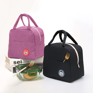 Isolamento Da Bolsa De Almoço Bento Pack Alumínio Folha De Arroz Refeição Gelo Estudante Lunch Handbag