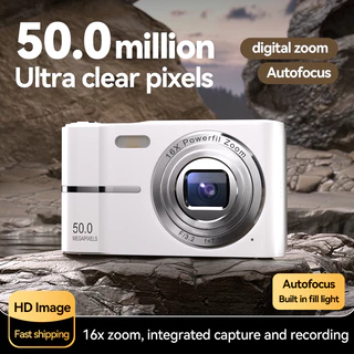 Câmera Digital Para Crianças De Vídeo Com Zoom Compacto 16x Câmeras 1080P 48MP Fotografia Iniciantes