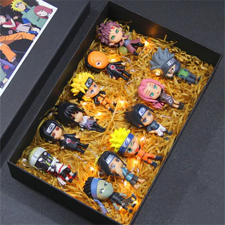 6 Pçs/Lote NARUTO 2 Estilo 7-9cm Figura Sasuke Killer Bee Tobi Gaara Kakashi Personagem Stands Com Base Exclusiva Coleçã