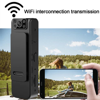 Hd WIFI Gravador de reunião 1080P Câmera esportiva para exterior Câmera magnética com clipe traseiro Câmera magnética com polegar