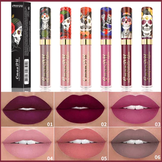 CmaaDu Batom Matte Lip Gloss Personalidade De Longa Duração À Prova D