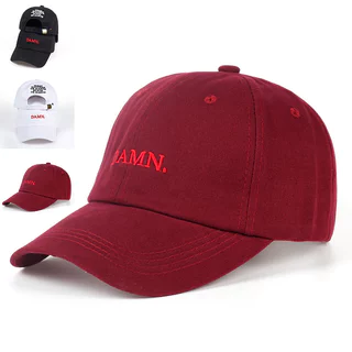 Carta Unisexo Bordado DAMN Chapéu De Baseball Hip Hop Ajustável Trucker Hats Primavera Outono-Chapéus De Lazer Ao Ar Livre Acessórios De Viagem Para Mulheres Homens