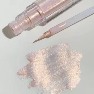 Lantejoulas de Sombra Líquida Lágrimas de Uma Gota Super Brilhante Cristal Monocromático Delineador de Olhos Fino Flash Perolado deitado de Seda