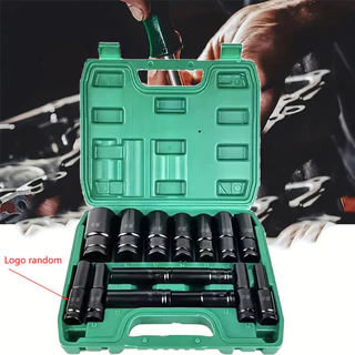 15pcs 8-32mm Adaptador de chave de impacto para ferramentas elétricas, aço de alto carbono