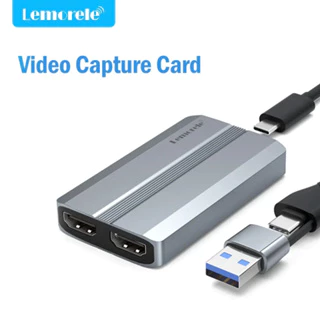 Placa De Captura De Vídeo Lemorele AC06 Entrada Compatível Com HDMI Saída 4k 30hz Para Gravação De Jogos Grabber De Transmissão Ao Vivo PS4/5 Windows Macbook Linux Android