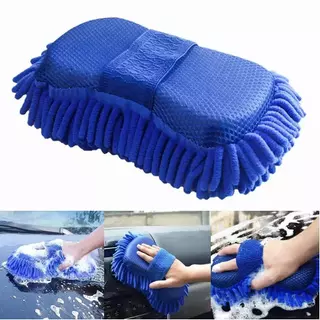Esponja De Limpeza De Carro De Microfibra Macia Luvas De Lavagem Janela Fibra Ultrafina Chenille Anthozoan Almofada De E