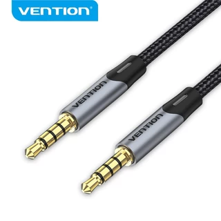 Vention Cabo De Áudio De 3.5 Mm Fone De Ouvido Macho Para Carro AUX Jaqueta Trançada Laptop De Karaokê