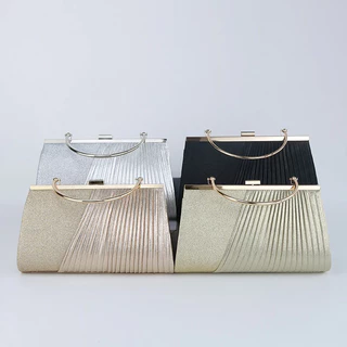 Vestido Feminino Novo Temperamento Bolsa De Embreagem Glitter Jantar Banquete Moda formal Sênior Festa Elegante
